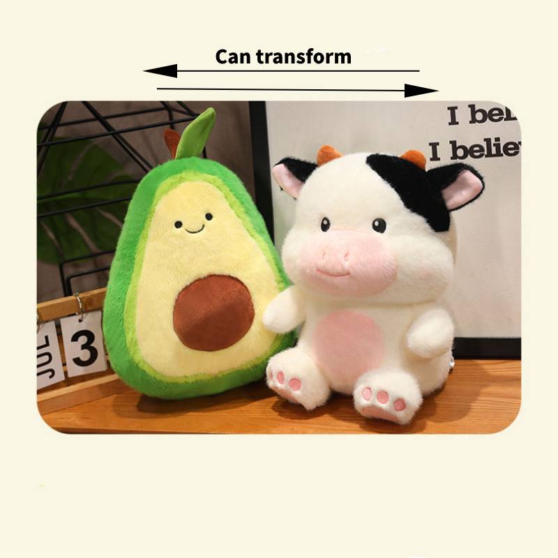 

Flipped Cute Cow Stuffed Animal Vitellaria Paradoxa C F Gaertn Girl Throw Pillow