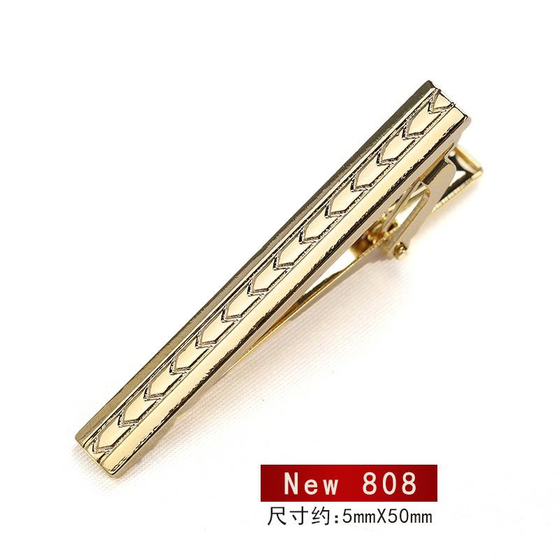 Business Versatile Men'S Dress Gold Tie Clip Marriage Men'S And Women'S Pin Korean Version Security Laveclip Fashion Laveclip