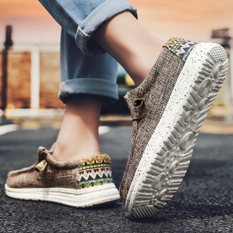 Couple Loafers, High-quality Casual Shoes, Men's and Women's Canvas Lightweight Cloth Shoes