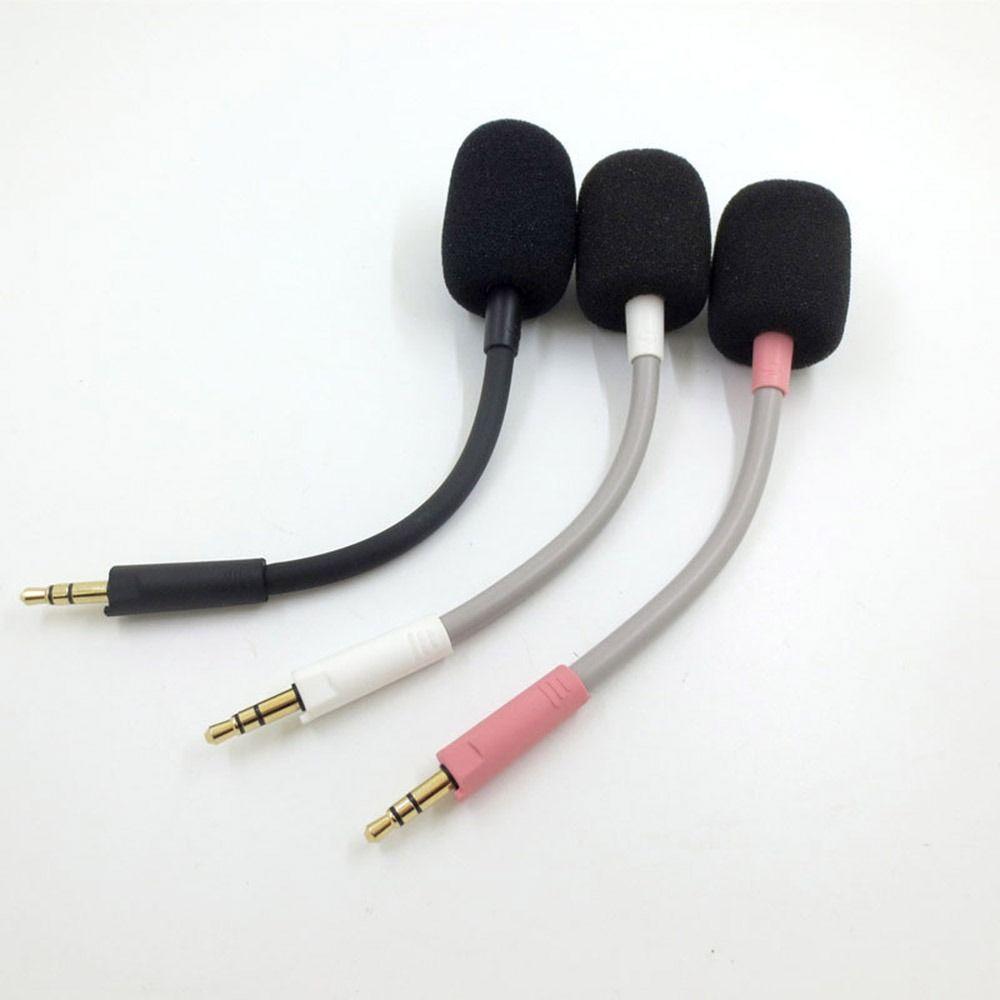 Detachable Game Headset Mic Flexible 3.5mm Gaming Microphone Boom Noise Canceling Universal Game Mic for Razer Barracuda X