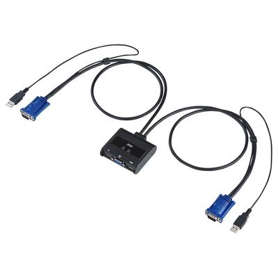 SANWA SUPPLY SW-KVM2UUN Automatic Computer Switcher (2:1)