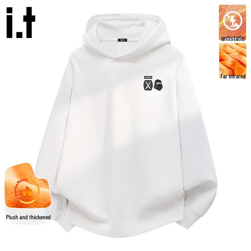 Fingercroxx Men's Fleece Lined Hooded Sweatshirt