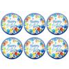 6Pcs Disposable Cakes Paper Tray Round Cake Boards Dessert Plates Cardboard Circle Bases for Birthday Day