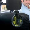 Universal Car Fan Suction Cup Portable Lightweight Rear Headrest Air Vent USB Fan  Air Cooling Fan Adjustable