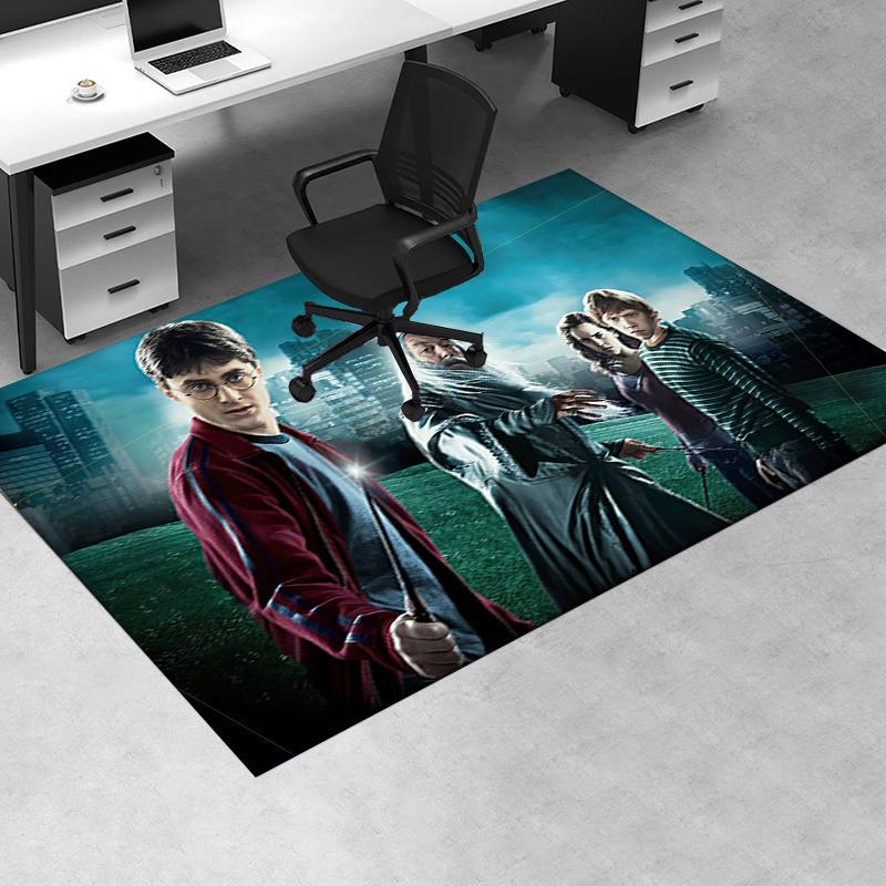 

Harry Potter and the Deathly Hallows Part 2 Poster Print Office Mat Home Decor Office Desk Chair Rugs Chair Carpet for office Chair Mat Gift 60cm by 90cm