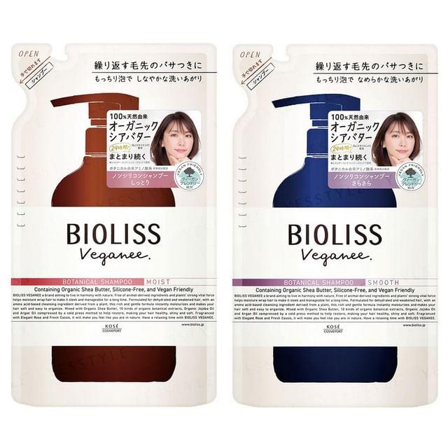 Kose - Bioliss Veganee Botanical Shampoo Moist - 340ml Refill
