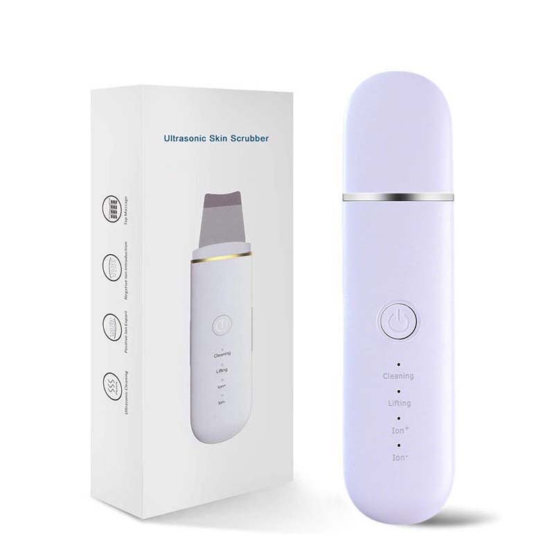 Professional Ultrasonic Facial Peel Cleaner Sonic Skin Scrubber Spatula Beauty Products Face Exfoliating Electric Outdoor Use