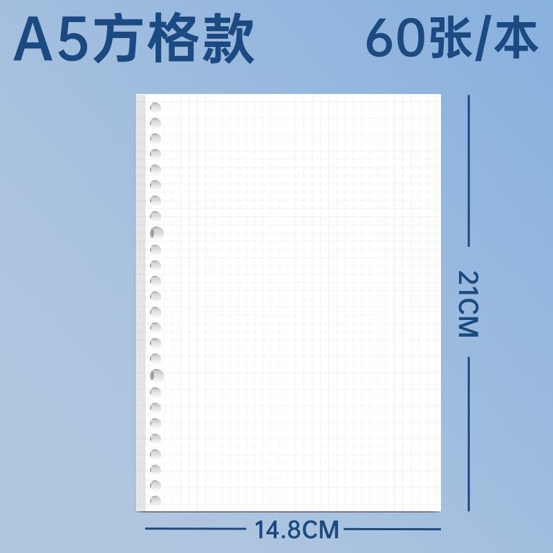 Multi Size Multi Pattern Loose Leaf Refill Paper For Student Notebook Binder