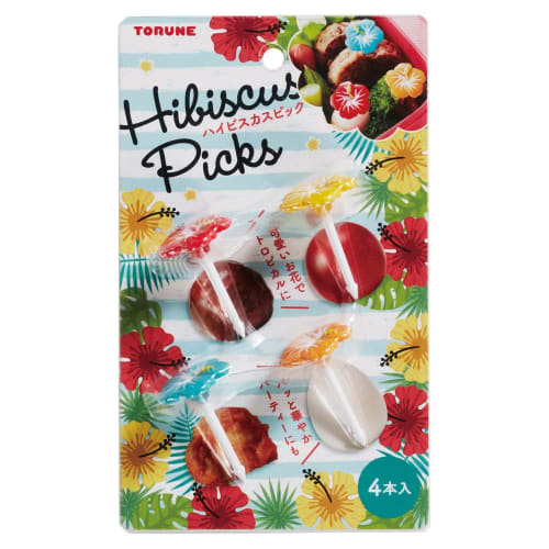 Torne Bento Hibiscus Picks (4 Pieces)