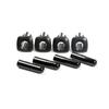 1 Set Black ABS Car Inner Door Lock Pin + Cap Repalcement Trim For BMW 5 F10 F11