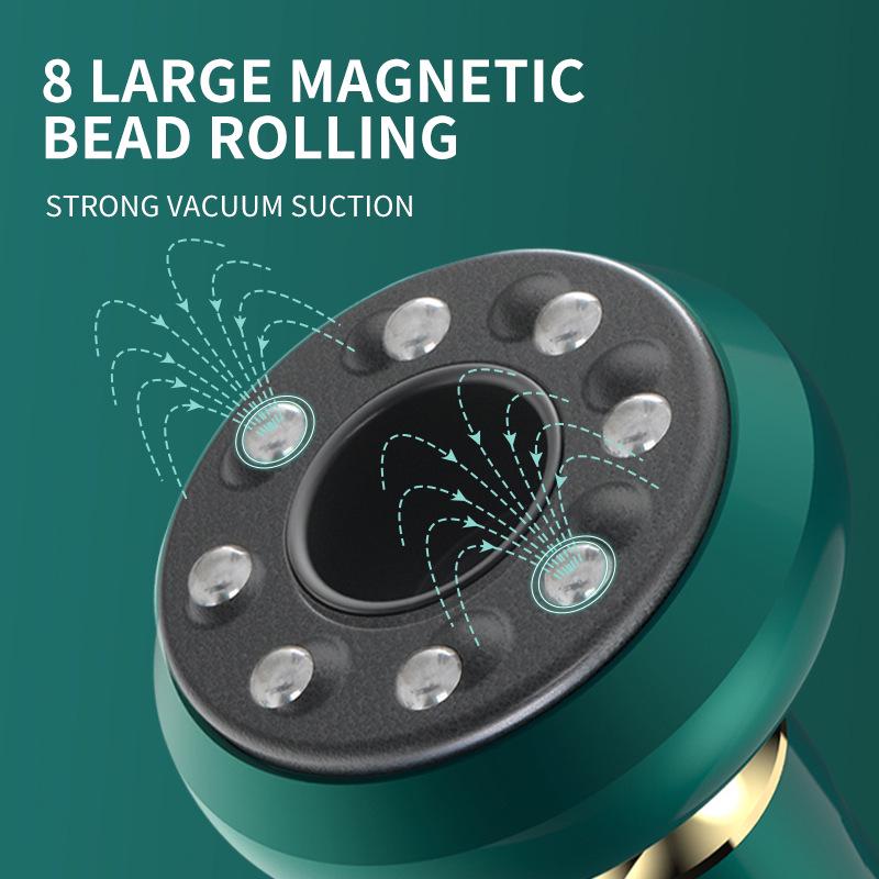 Electric Scraping & Cupping Device with Massage, Meridian Dredging, Hot Compress, and Suction Therapy.