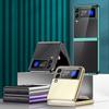 [Hot-selling] Applicable To Galaxy Zflip4 Folding Screen Mobile Phone Case Electroplated PC Flip3 Protective Case