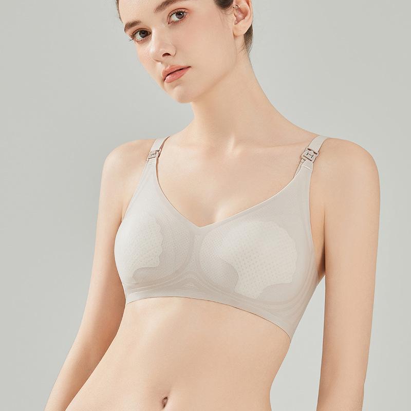 Summer Thin Front-Opening Nursing Bra - Breathable Maternity Underwear