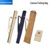 Thickened Canvas Fishing Rod Bag with Large Capacity and Lightweight Design