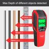 Portable Wire Pipe Detector Wood Metal Detector with LED Indicator Buzzer Multifunction Wall Studs Finder Scanning Tool