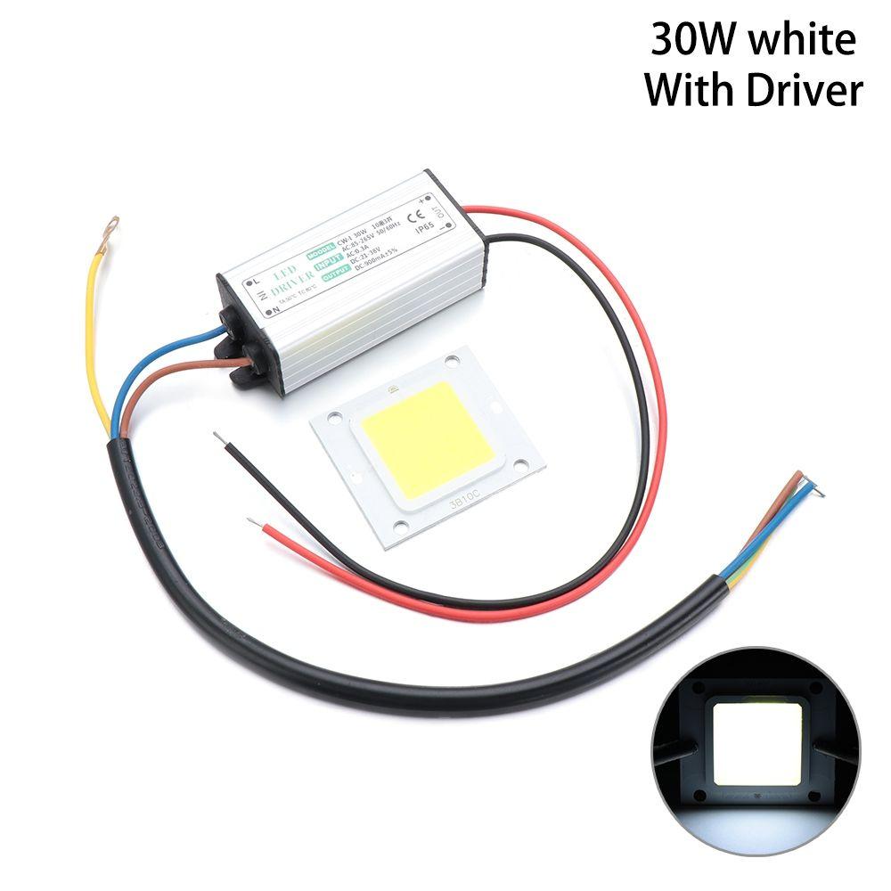 For Flood Bulb Lamp Light Source LED COB Chip 10W 20W 30W 50W 70W 100W with Power Supply Driver