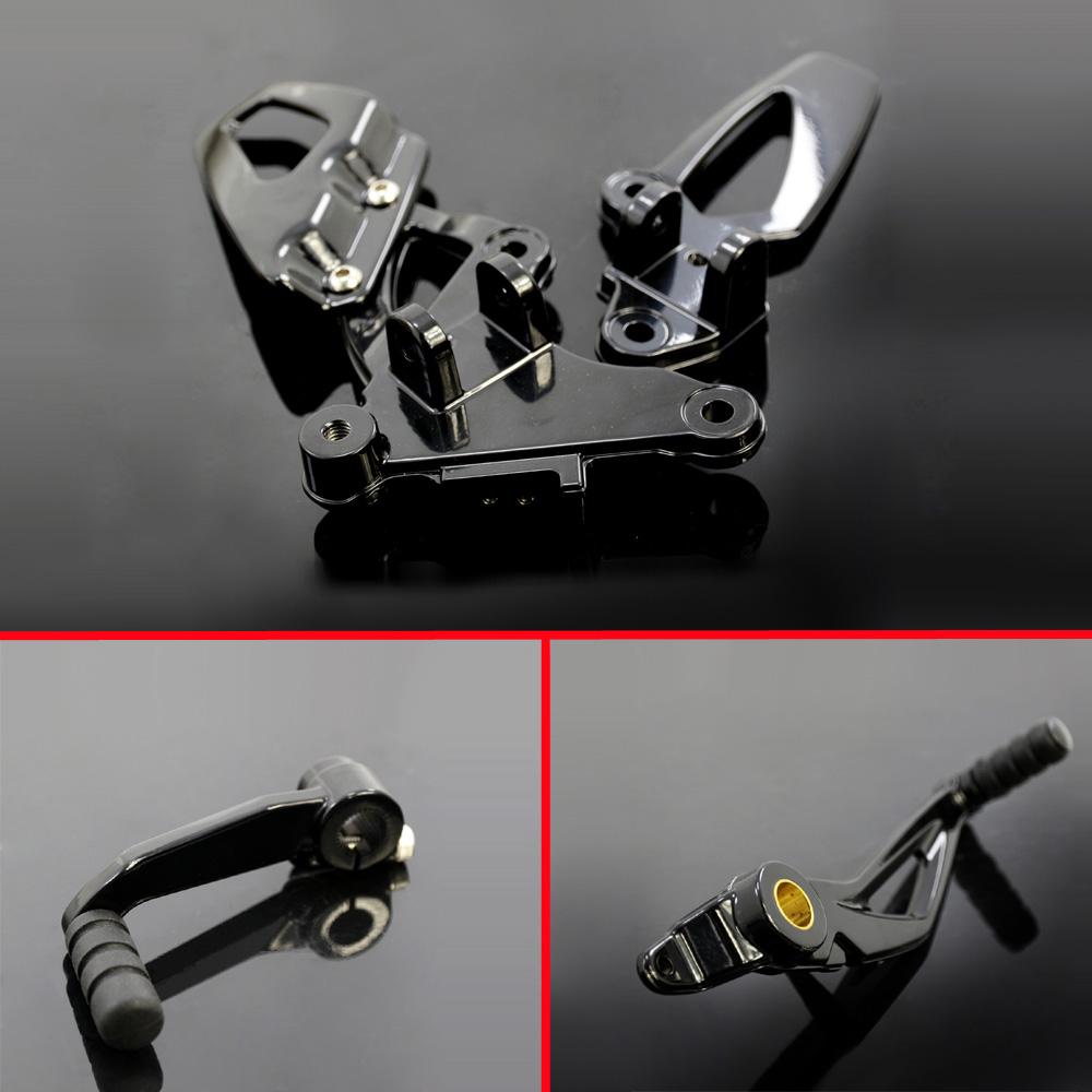 

For BMW R nineT 2014-2018 R9T Motorcycle Foot Brake Lever Pedal+Gear Shift Lever +Footrest sets чёрный