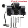 Household Handheld Electric Saw Chain Sharpener Chain Clamp Sharpener Hand Crank Chain Grinder Woodworking Grinding Stone Tool