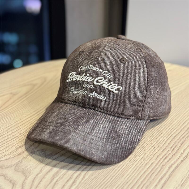 High quality American three-dimensional letter embroidered baseball cap for men and women couples autumn and winter versatile cap casual hat tide