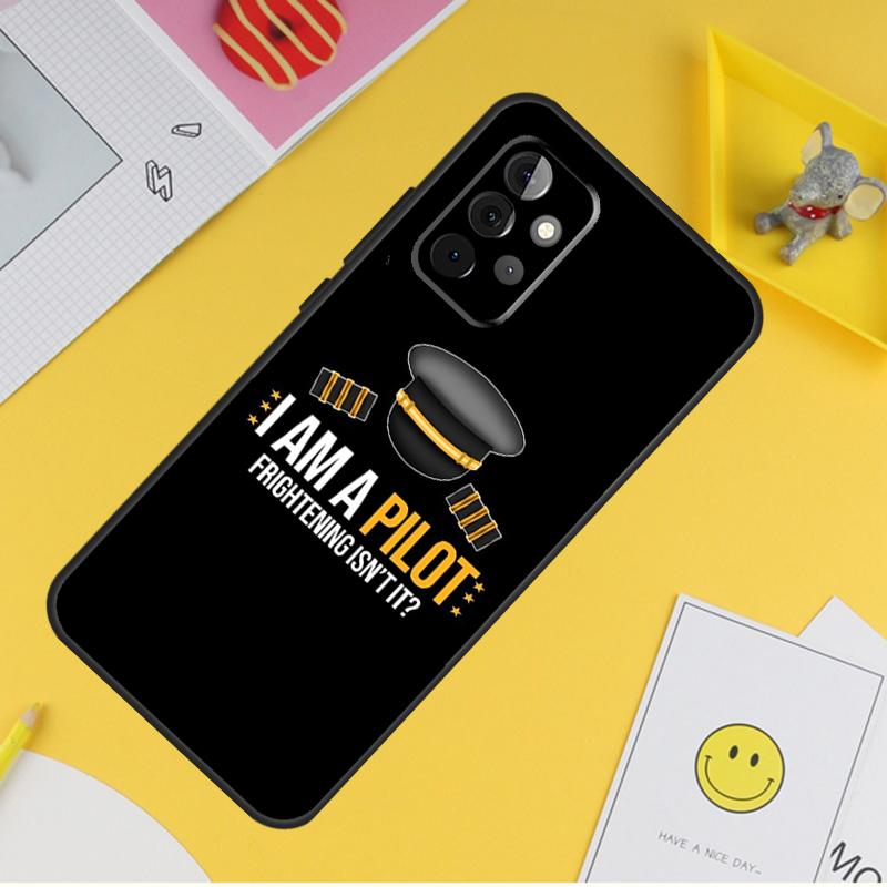 Aviation Aeroplane Pilot Cockpit Cover For Samsung Galaxy A34 A35 A14 A15 A25 A53 A33 A13 A52 A32 A12 A51 A71 A54 A55 Case