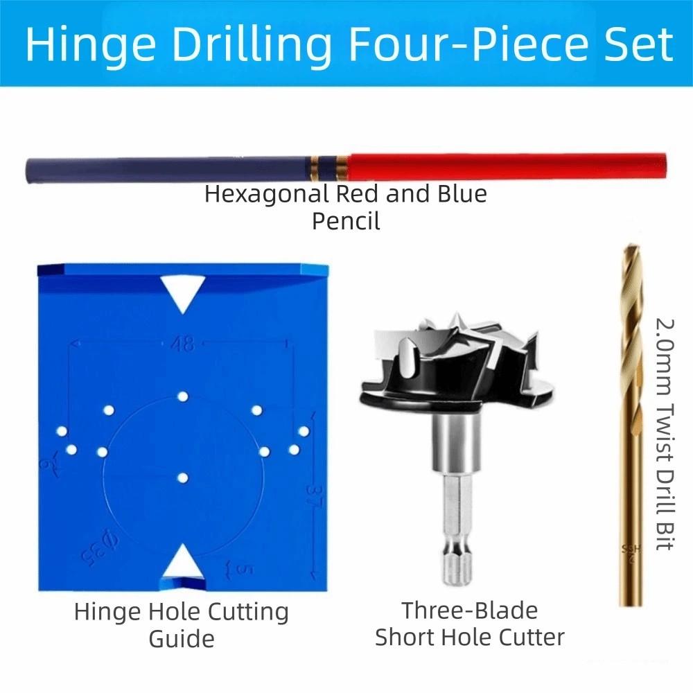 3/4Pcs Hinge Hinge Positioning Tool Hinge Installation Tool  Woodworking Projects