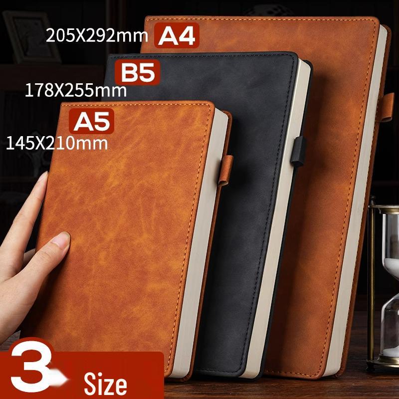 A4 Premium Leather Notebook for Business, Office, or Study - Customizable with Logo