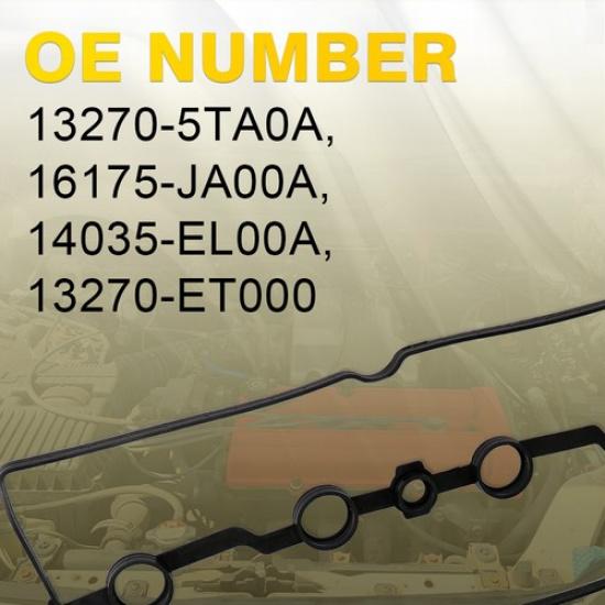 Valve Cover Gaskets Seals Fit For Nissan Altima Juke Rogue 2012- 13270-5TA0A