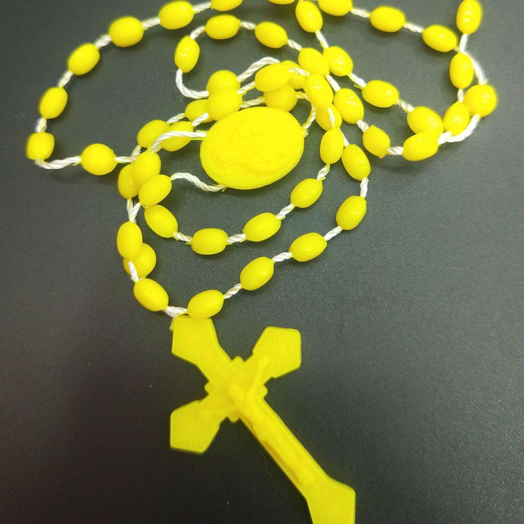 Bijuterii Catolice Strălucitoare Colier Religios Cruce Luminoasă