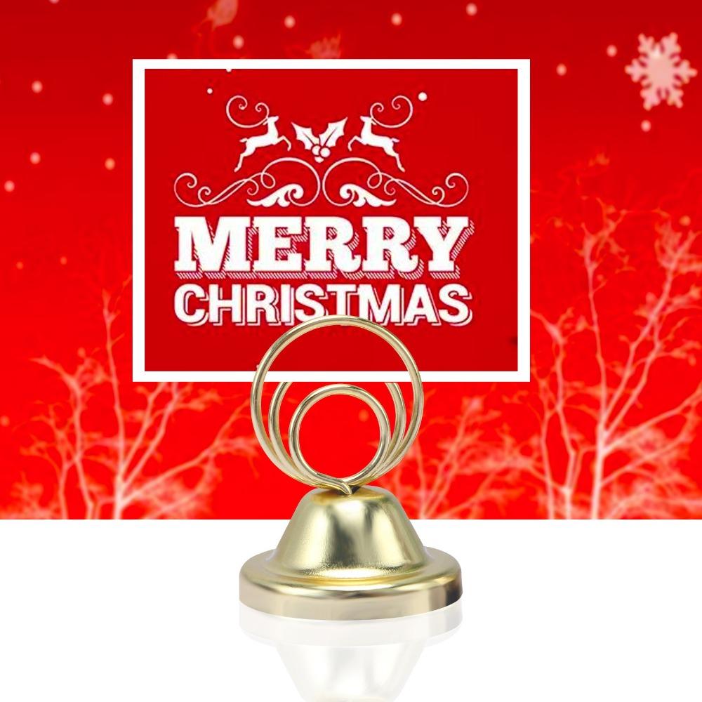 4pcs Picture Stands Stainless Steel Note Holder Elegant Portable Place Card Holder Rustproof Menu Clip Wedding Banquet