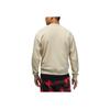 Jordan FW22 Logo Patch Pullover Fleece Sweatshirt Men Tops Khaki DV1576-206