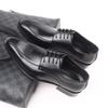 New Designer British Fashion Black Lace Up Pointed Shoes Flat For Men Dress Formal Wedding Prom Oxford Zapatos Hombre