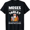 Jewish Passover Moses Tablet Data Cloud T-Shirt