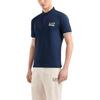 Emporio Armani EA7 SS24 Polo Shirt Men's Navy Blue 3DPF14-PJMLZ-1554