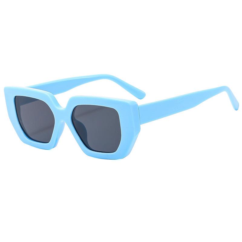 

Geometric Square Mens Sunglasses With Uv400 Protection For Outdoor Sports And Casual Wear синій