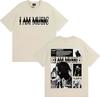 Rapper Playboi Carti I AM MUSIC Album Logo T-Shirts für Herren Harajuku Hip Hop Vintage T-Shirt Lässiger Komfort 100% Baumwolle T-Shirts