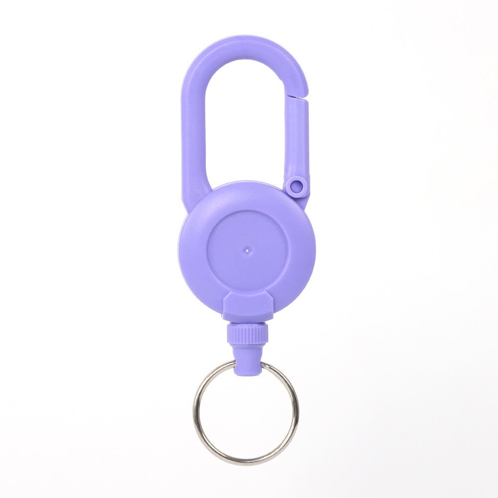 Retractable High-Rebound Elastic Key Chain with Anti-Lost Feature