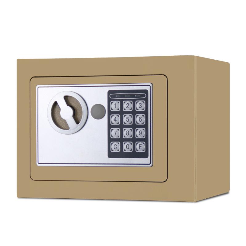 Small Steel Home Office Password Safe with Coin Deposit, Available in Multiple Colors