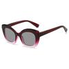 Women's Fashion Trend Cat Eye Myopia Sunglasses Elegant Personalized Thick and Durable UV Resistant Glasses Diopter To -4.0