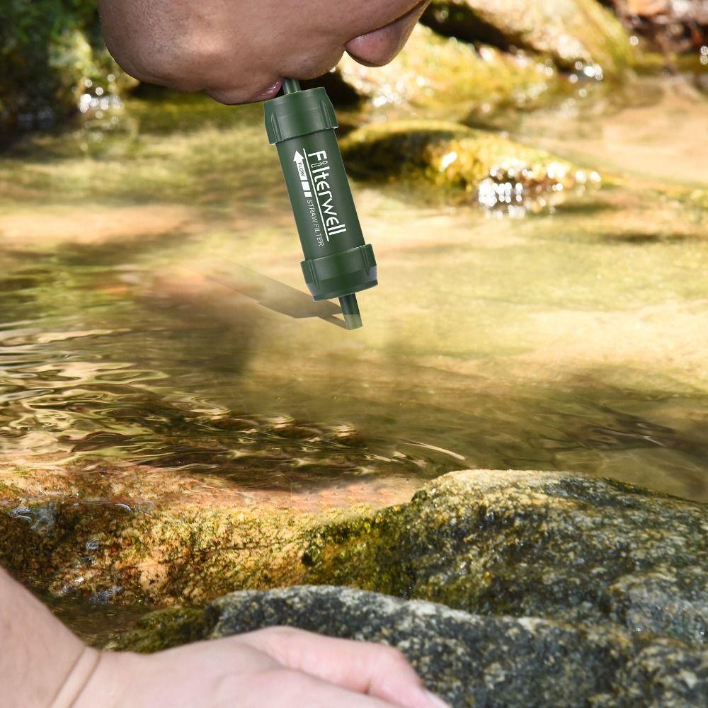 Purifier Purification Water Filter Mini Drinking Water Filtering Straw  Emergency