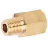 Car 18 NPT To 18 BSPT Oil Pressure Temp Gauge Adapter Fitting Sender Brass Universal