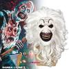 Hair Terrifier Curly Speckle Blood Teeth Mask Halloween Cosplay Prop Movies