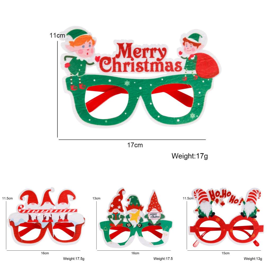 Colorful Children's Christmas Glasses Fun Party Decorations For Holiday Celebrations