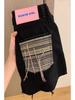 High-Waisted Vintage Ripped Black Denim Shorts - Women's 2025 Wide-Leg Summer Collection.