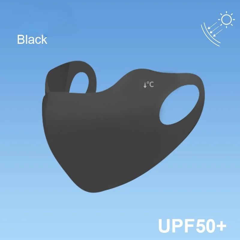 Ice Silk Sunscreen Mask Anti UV New Sunshade Mask Breathable and Traceless Summer Thin Eye Protection Ice Feel