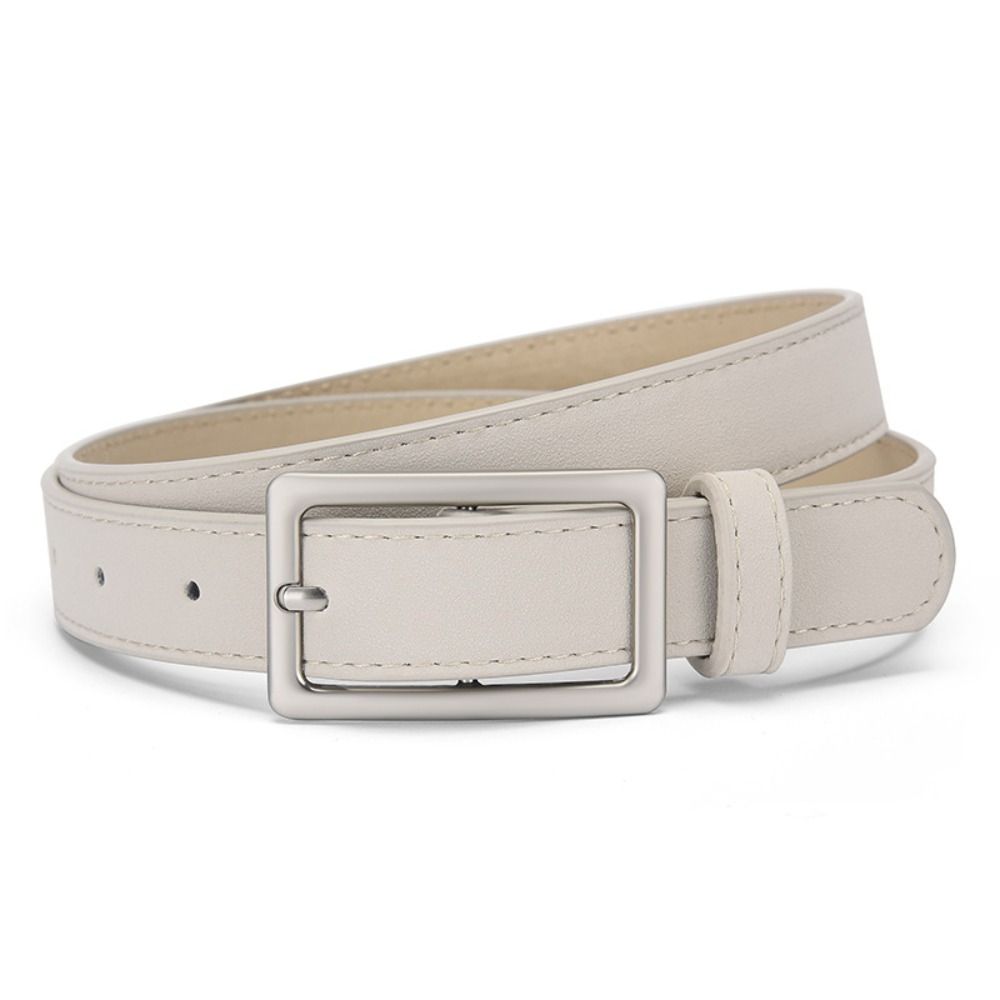 Retro Suede Leather Belt Luxury Design Frosted Waistband Trendy Business Waist Belt  For Women