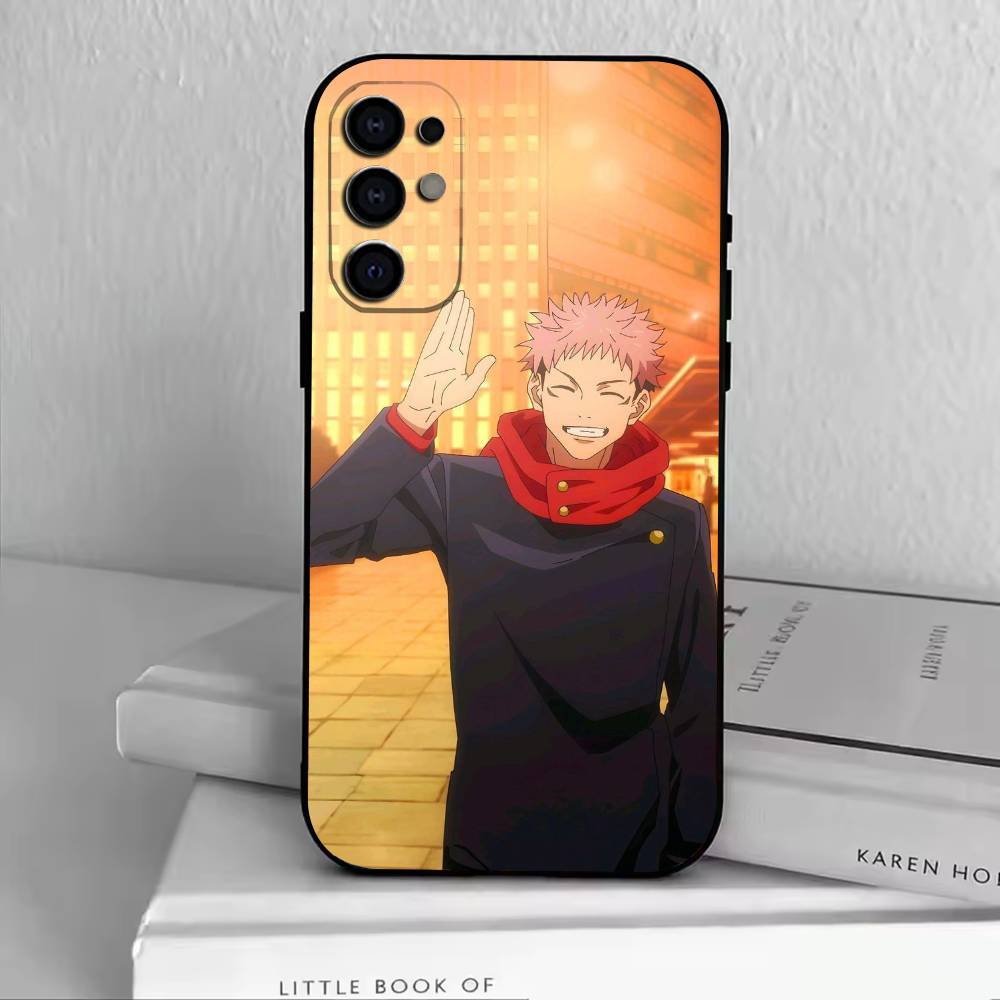 

Cute I-Itadori Yuji Phone Case For Samsung S25,S24,S21,S22,S23,S30,Ultra,S20,Plus,Fe,Lite,Note,10,Black Cover Samsung S25Plus