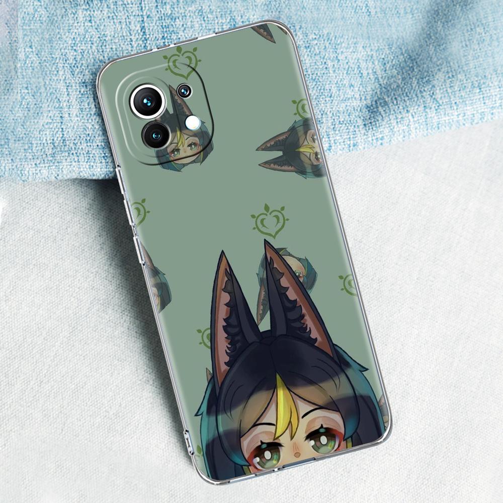 Genshin Impact Tighnari For Poco X5 X3 NFC F5 F4 F3 M3 Phone Case For Xiaomi 12T 12 13 Lite 11 Ultra Mi 10T 5G 11X Pro Cover