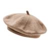 100% Pure Cashmere Women's Knit Beret - Stylish Autumn/Winter Hat