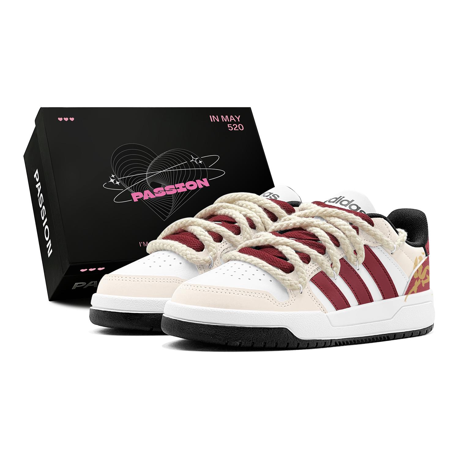 

Adidas ENTRAP Couple s, New Year Special Offer, Gilded Phoenix CNY China Year, Year Of The Horse Low top JQ3923(TeamS1-S-BOX) 44
