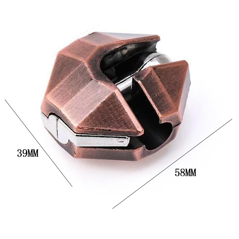 Lock Puzzles For Adults Kids Classic IQ Metal Brain Teasers Disentanglement Unlock Interlocking Educational Gifts